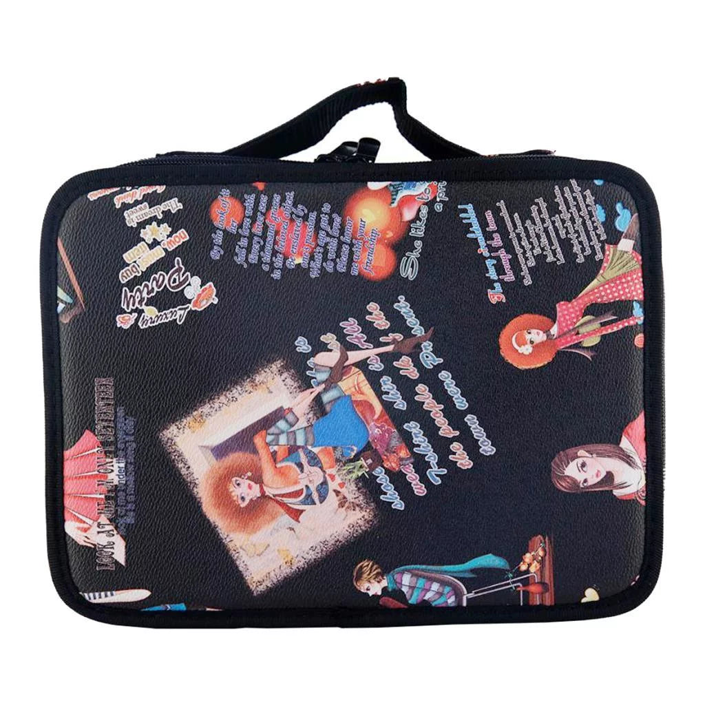 Cosmetics Case, Holder Hair Carrying Multi-functional Mobile Hairdresser Storage Beauty Large Organizer Hairdressing Bag Tools Professional