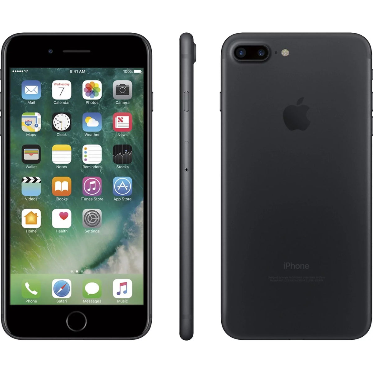 GSM Plus (Refurbished) + iPhone 7 T-Mobile) (AT&T Black Restored Smartphone Unlocked 128GB