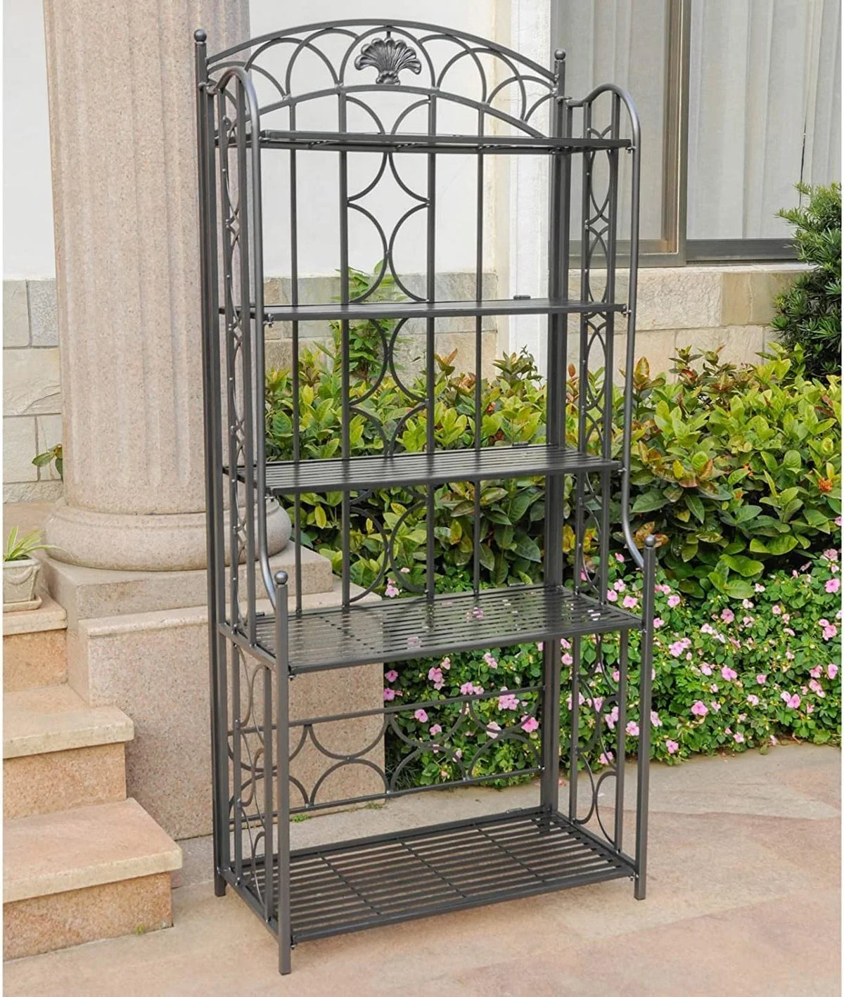 Dining Area Kitchen, Rack X Iron 4" Baked Or Indoor/Outdoor Allows X Cooling Goods, Good Ventilation, Space-Efficient Pantry D 70" 32" For Bakers W For