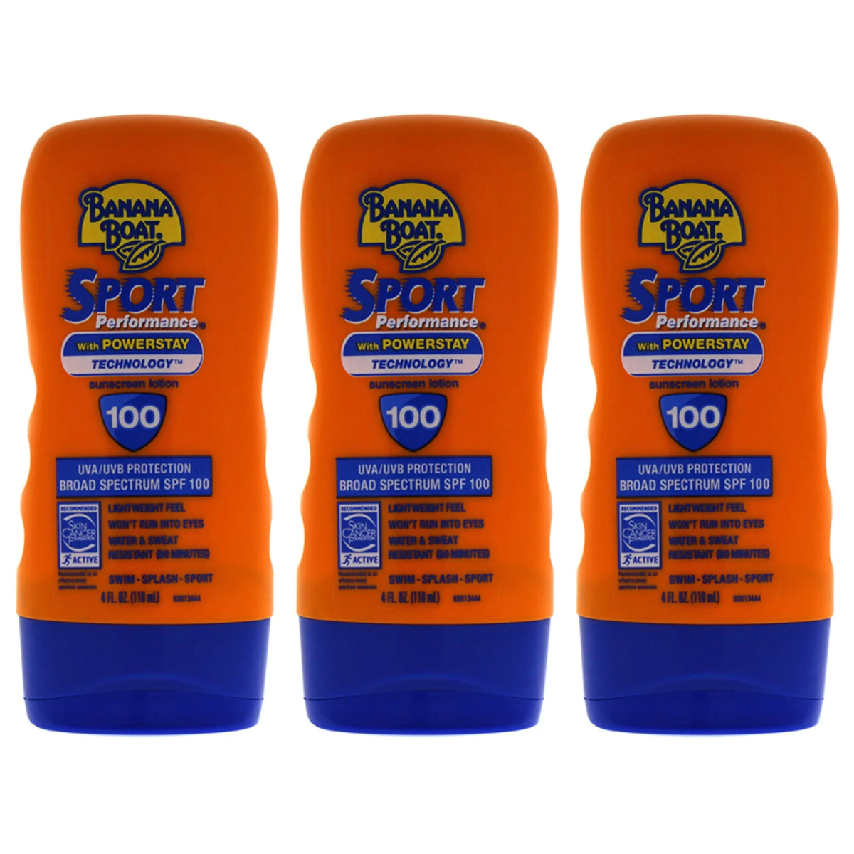 Sunscreen Lotion 3, SPF Boat of with Sport Powerstay Technology Pack Banana Lotion - oz 100 Performance 4