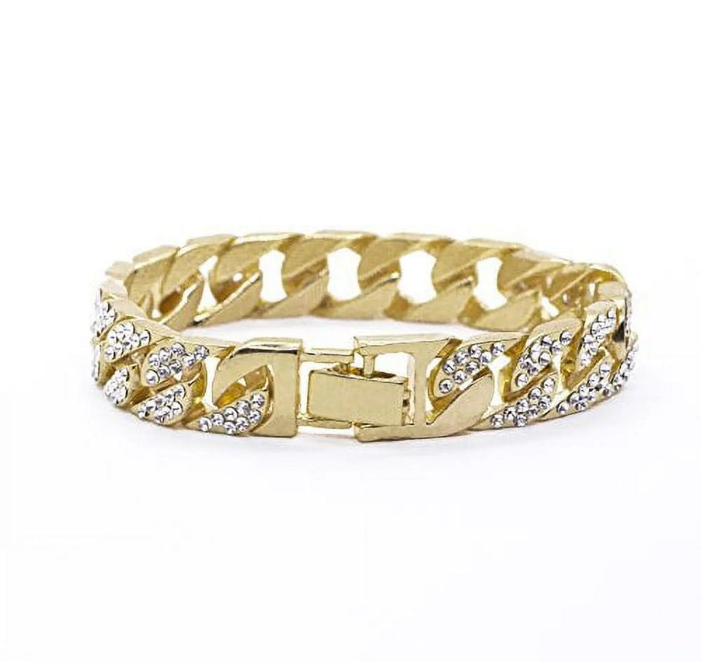Big CHARLES w/Easy Watch Rocks - Gold Read Iced Mens Date - Hop Timepiece RAYMOND (ST10537-RN Out Blinged Day & Designer Out -C) Fully Hip Diamond ST10535