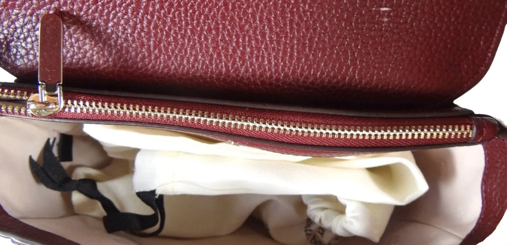 Leather Kate Bag Pebbled New Knott Spade crossbody York Saddle Medium