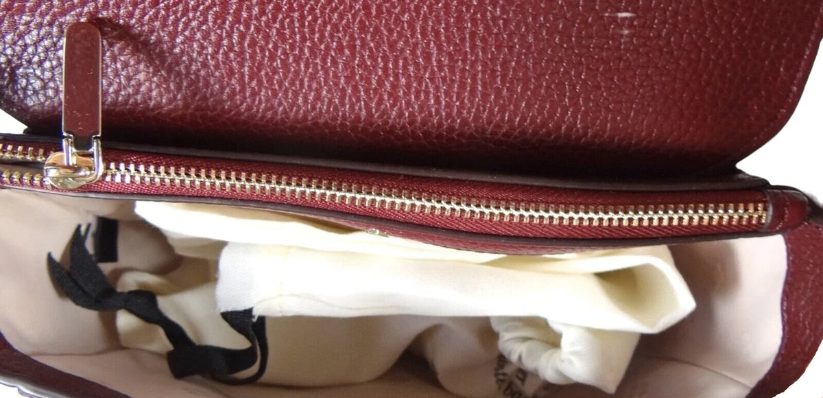 Leather Kate Bag Pebbled New Knott Spade crossbody York Saddle Medium