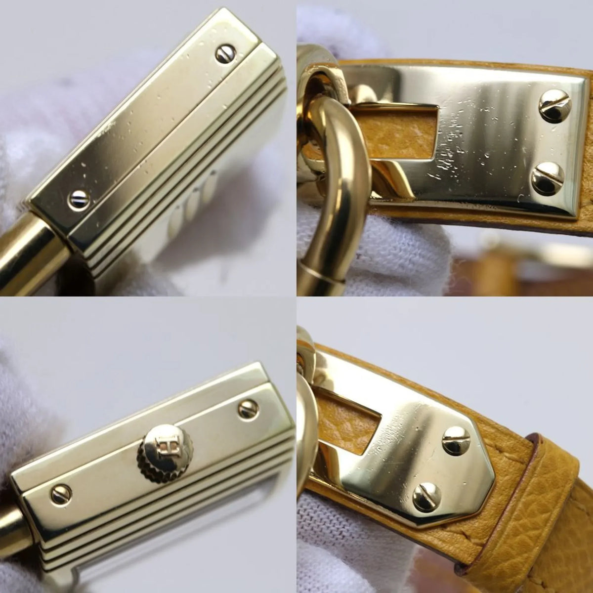 Epson 39261 plated) Watch ○Y (gold (Good) stamp Kelly Vaux Ladies GP Pre-Owned HERMES KE1.201 x