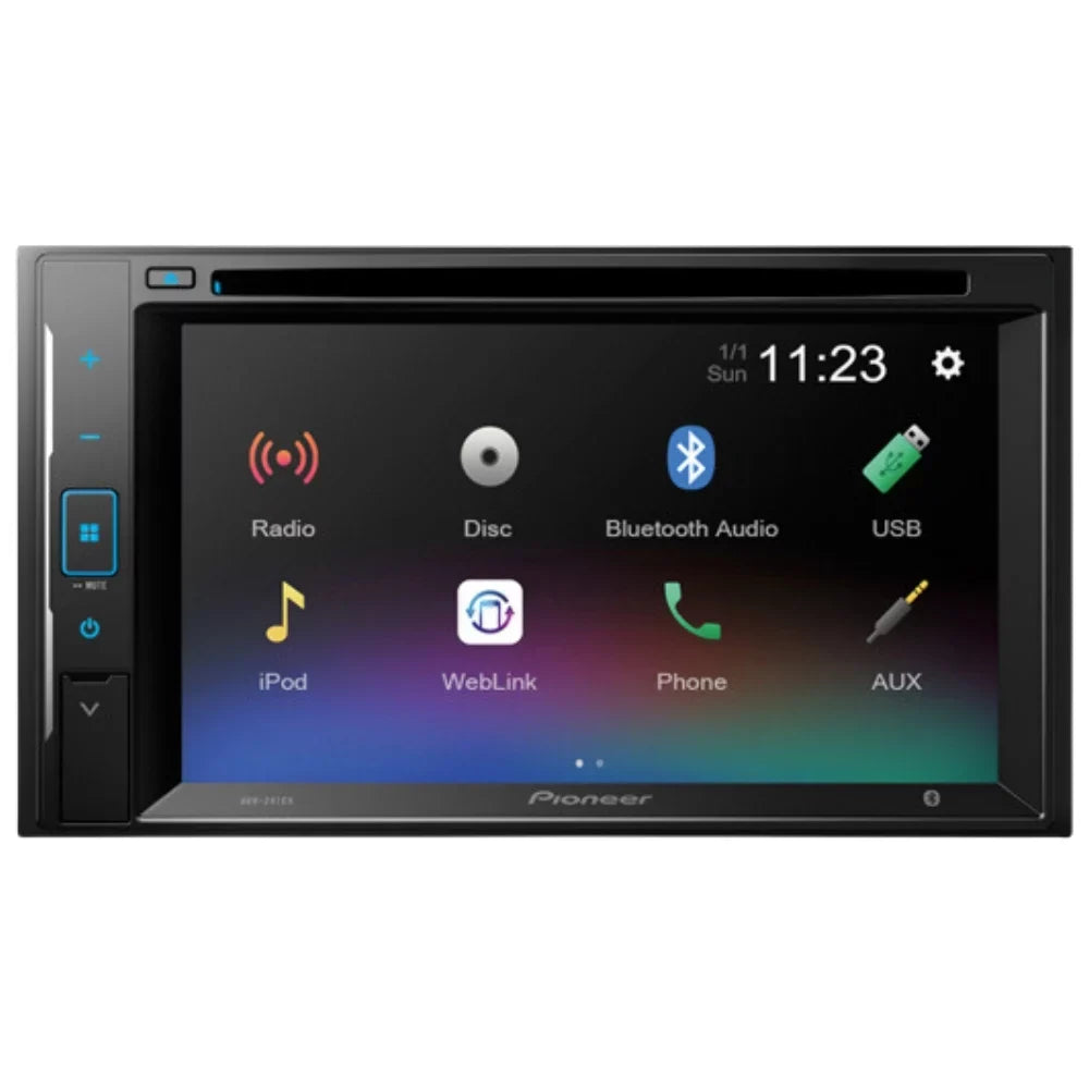 Kit - Din Multimedia Double Bluetooth Explorer with and Backup KIT2537 Bundle 2006-2010 Dash Pioneer / Camera, Stereo Car Touchscreen, for DVD Installation Kit