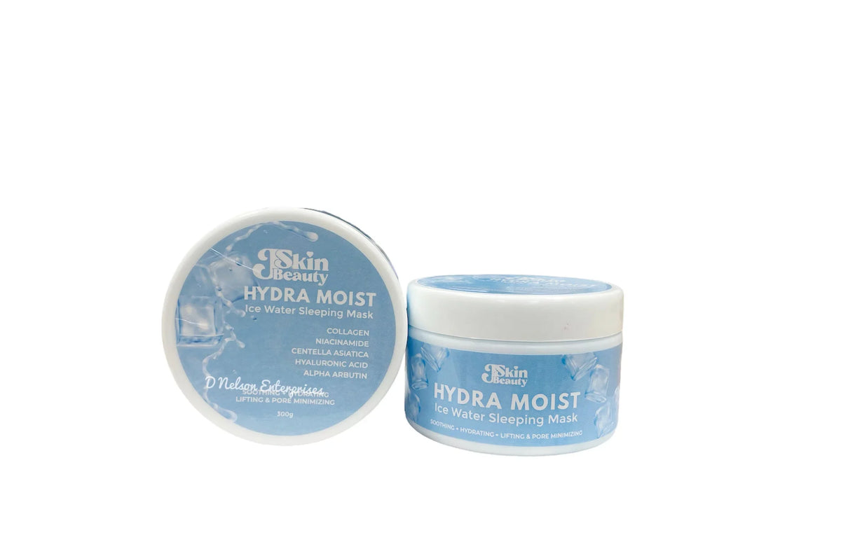 Ice EXPIRY DATES Skin Moist NO PRINTED 2 Beauty Mask Jars Water Sleeping J - Hydra