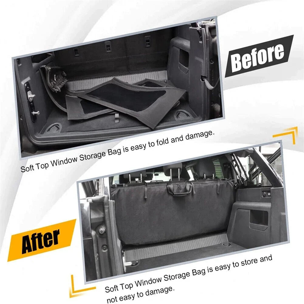 2022 Bronco 2021 Storage for Accessories Top Bag Organizer 600D Soft Window