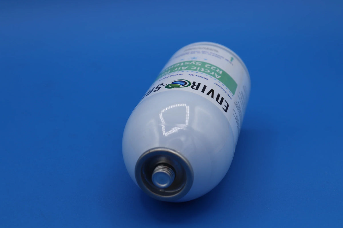 R-22a and Envirosafe 3 Air R22 cans Arctic a systems, R22a, gauge, for