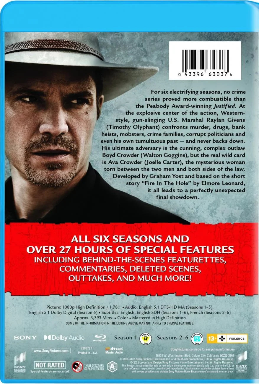 The (Blu-ray), Justified: Series Drama Complete Pictures,