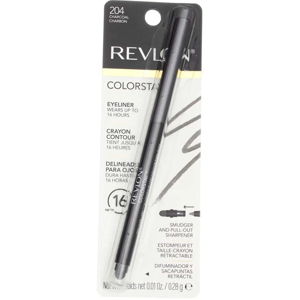 Colorstay (Pack [204], 0.01 Revlon Oz Charcoal Eyeliner Pencil, Of 4)