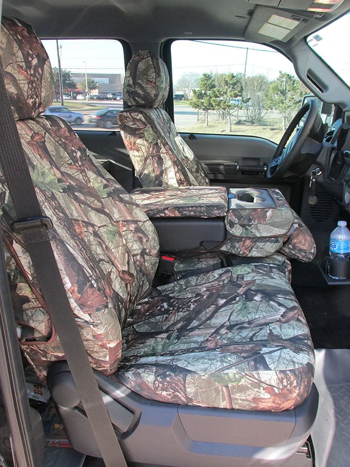 in Endura Seat Bottom F150 with Opening & F250-F550 Console Center DS1C Opening and Front 2014 Section 20 Split 2015-2021 Camouflage 40/20/40 F486 Seat