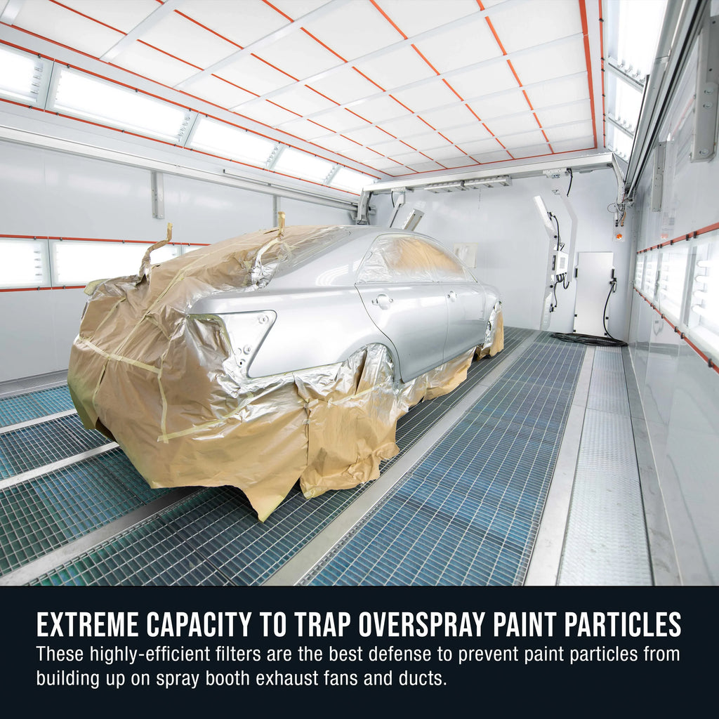 Booths - Gram Elite Filter - Traps Fiberglass Premium Overspray Master Booth Paint Spray Exhaust 18 Paint Heavy-Duty Paint in Particles 300' Autobody Captures Auto x Roll, 24" Refinish Arrestor