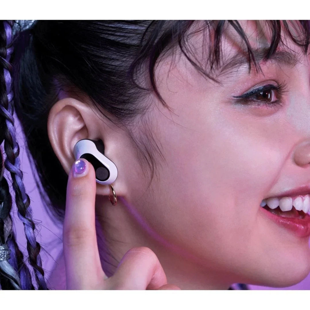 Truly Buds Gaming (White) Canceling INZONE Earbuds with Noise Wireless Silicone Earbuds