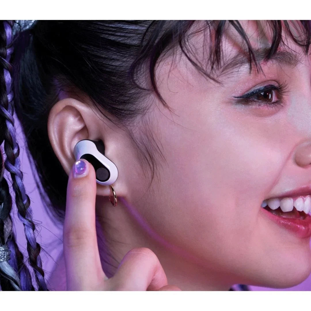 Truly Buds Gaming (White) Canceling INZONE Earbuds with Noise Wireless Silicone Earbuds