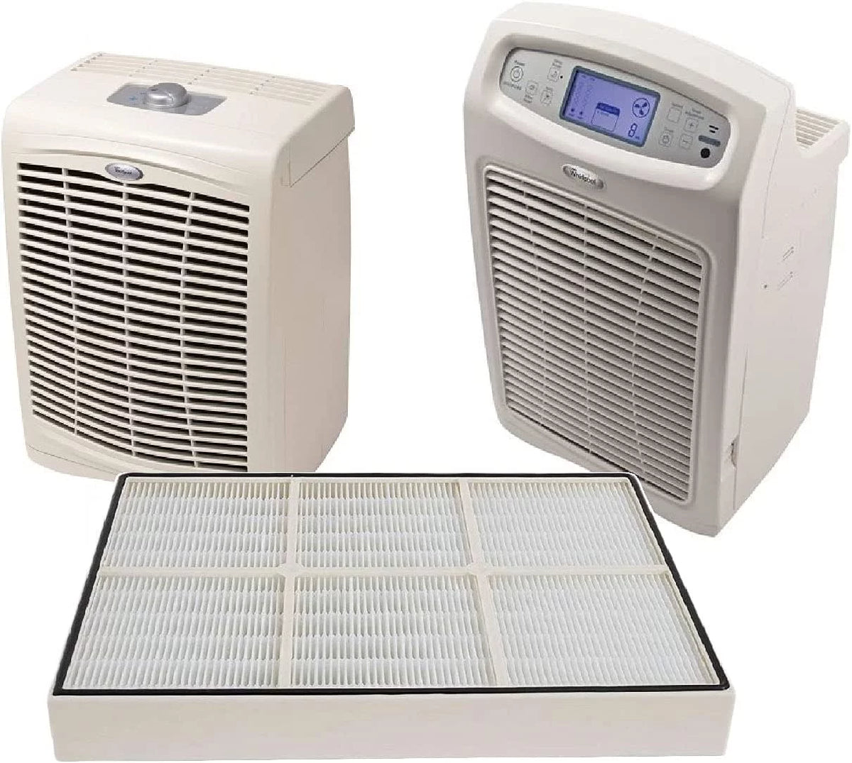 Part with Whispure Whirlpool APR25130L, and 1183051K APR25530L, 1183051 AP25030K, HEPA Purifier Filter # 4 Models Fits (1183051) Air 1183051K AP150; Replaces Pre-Carbon Filters
