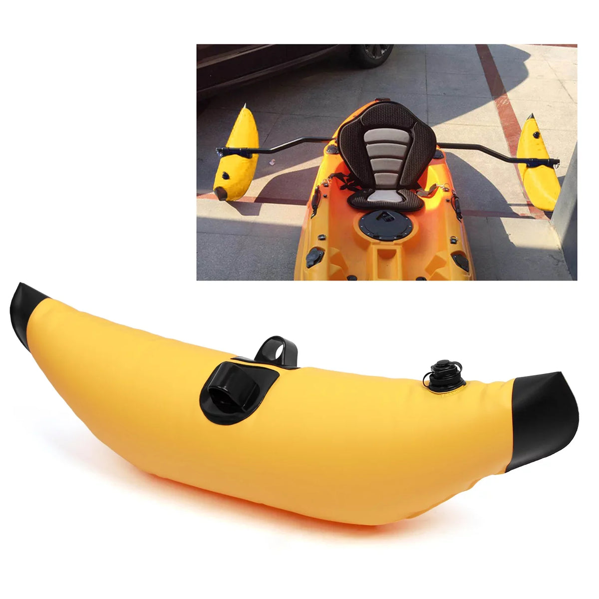 Kayak Float Kit Stabilizer Inflatable Standing with Boat Sidekick Fishing Float PVC Outrigger Kayak Arms System Rod Meterk