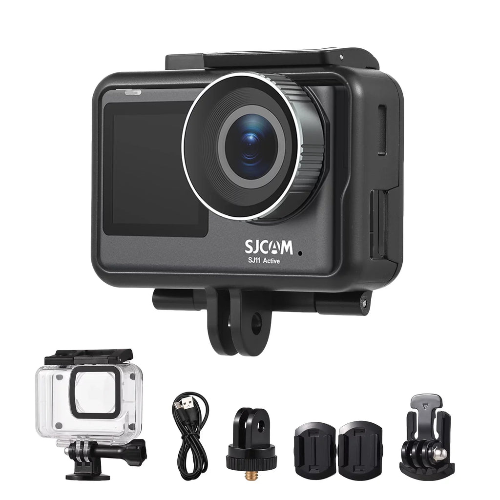 Portable Camera with Camera Yabuy Screen 20MP SJ11Active Waterproof -shaking Case Adapters Camera Live Support Streaming Dual Action Action Waterproof