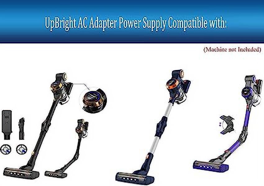 4 Compatible Series Supply with in Li-ion EV6803 Cordless 1 25.9VDC Lithium Vacuum Battery Power 2200mAh Lightweight UpBright Adapter Stick EV-6803 AC/DC Cleaner Nicebay 280W Cord 25.9V 25Kpa Charger