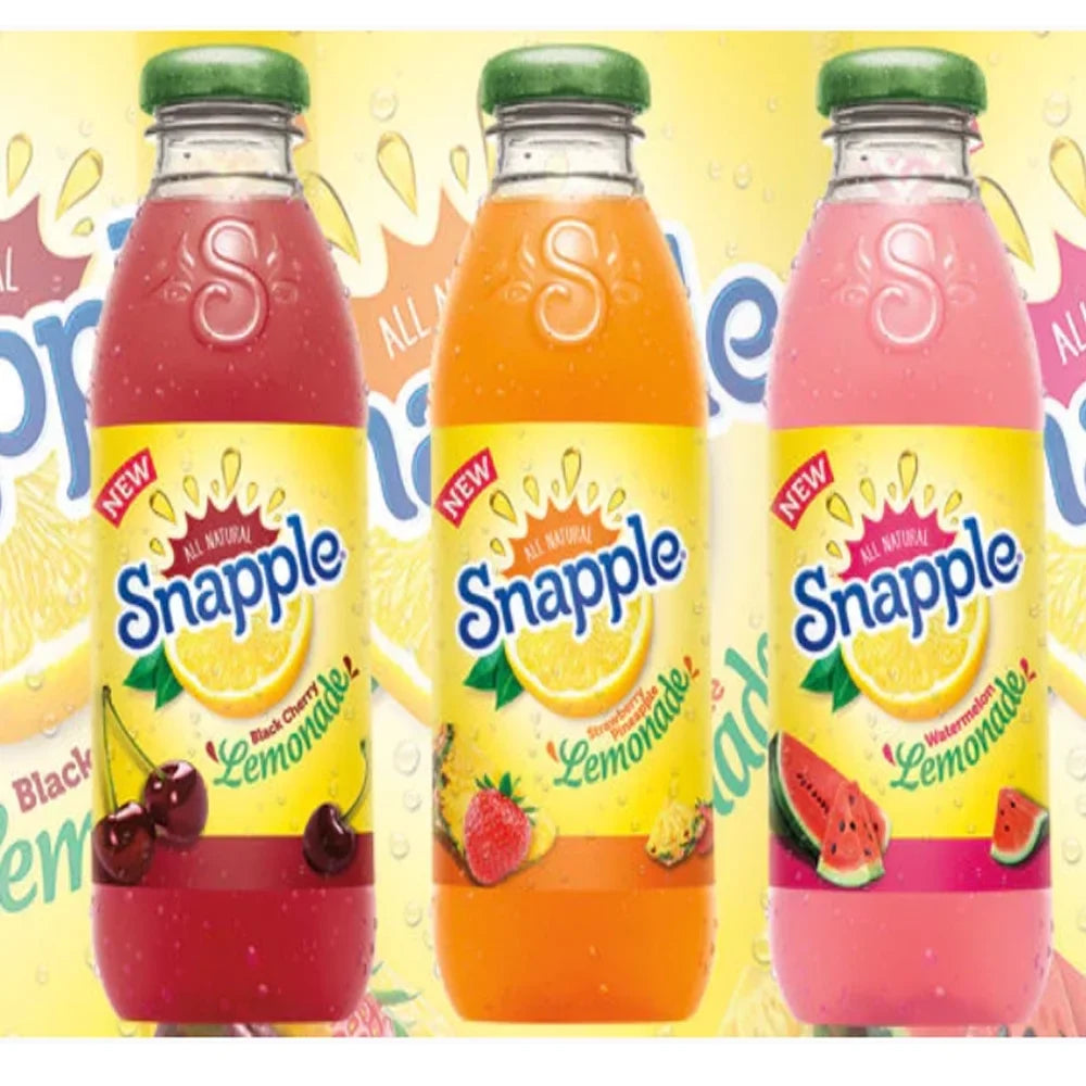 Pineapple Strawberry 16 16, Watermelon 6 Lemonade Oz Black Lemonade, 5 5 Snapple Pack Variety Lemonade, Cherry