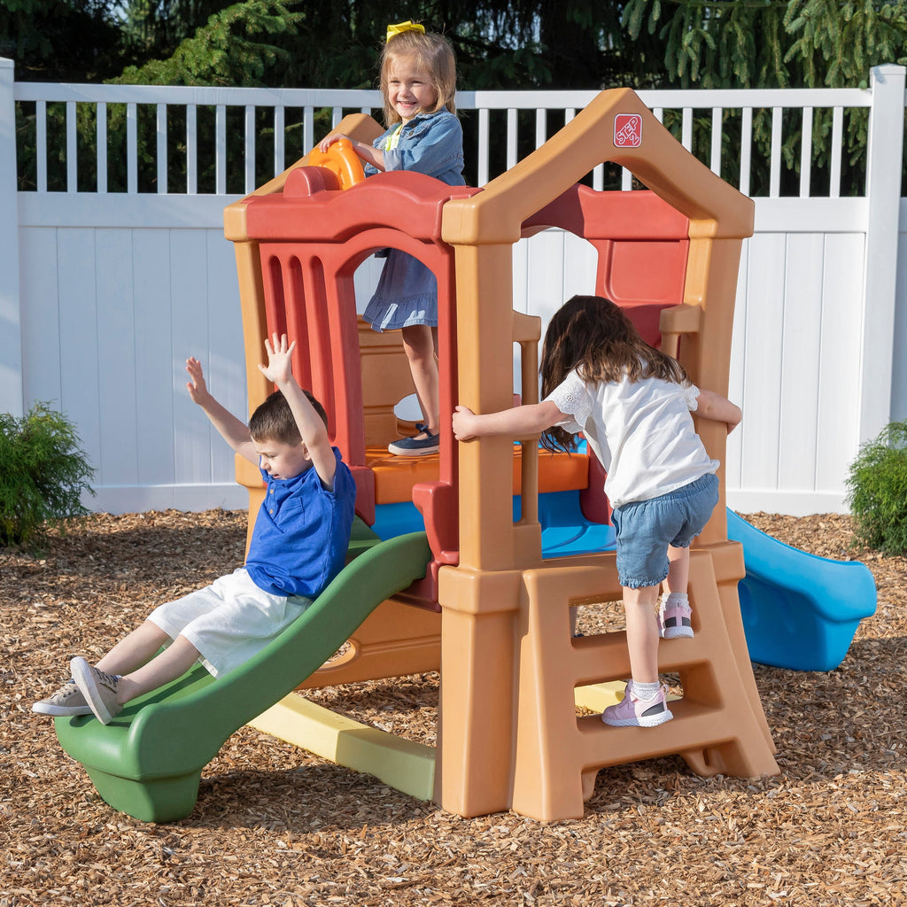 Play Up Double Toddlers Step2 Climber, Slide
