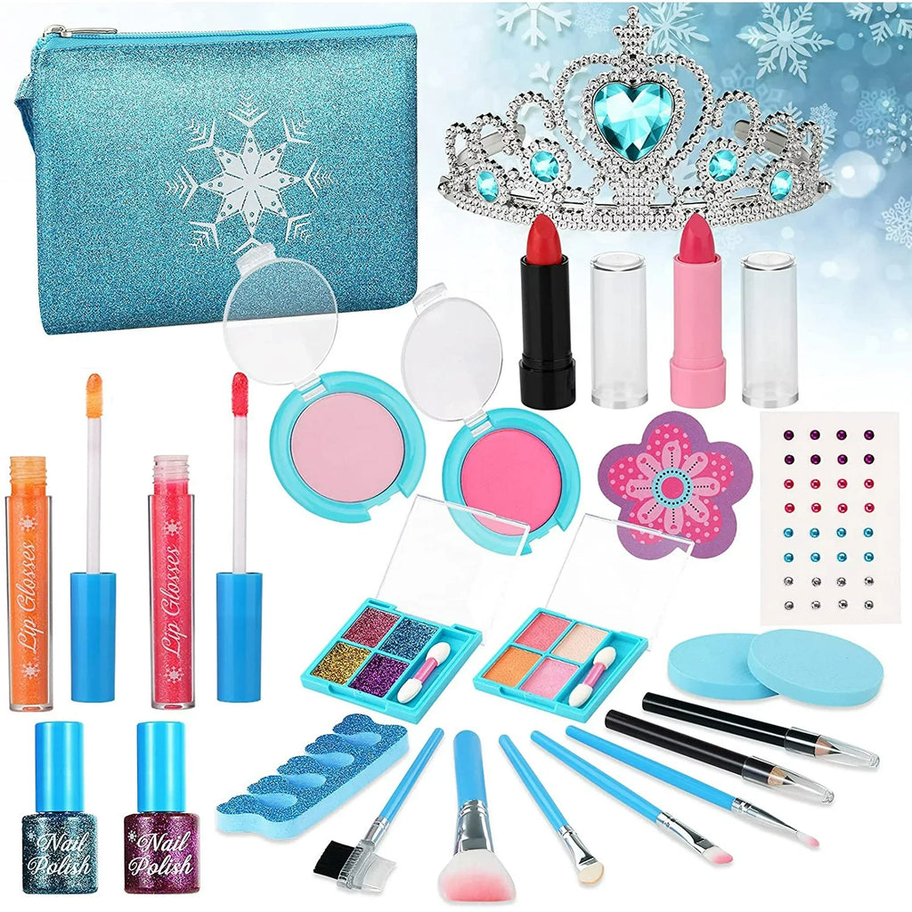 Makeup Years Play Toys Birthday Kit Old Girls, Washable Princess 7 Makeup Real 6 5 Girl Kit Set for Girl, Makeup for 4 3 Cosmetic for 11 10 with Kids Case 9 for Girls Kids, Makeup 12 8 Children