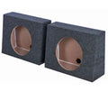 QTW10 Sub Audio Car Subwoofer Pack) Single QPower Sealed (2 Enclosures 10" Box