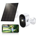 with Alexa 2-Way Spotlight Cameras Talk,Wifi Alarm, AI Security Solar Detection Motion Siren Night Outdoor 2K with & Wireless Outdoor with Color Work Vision, Camera