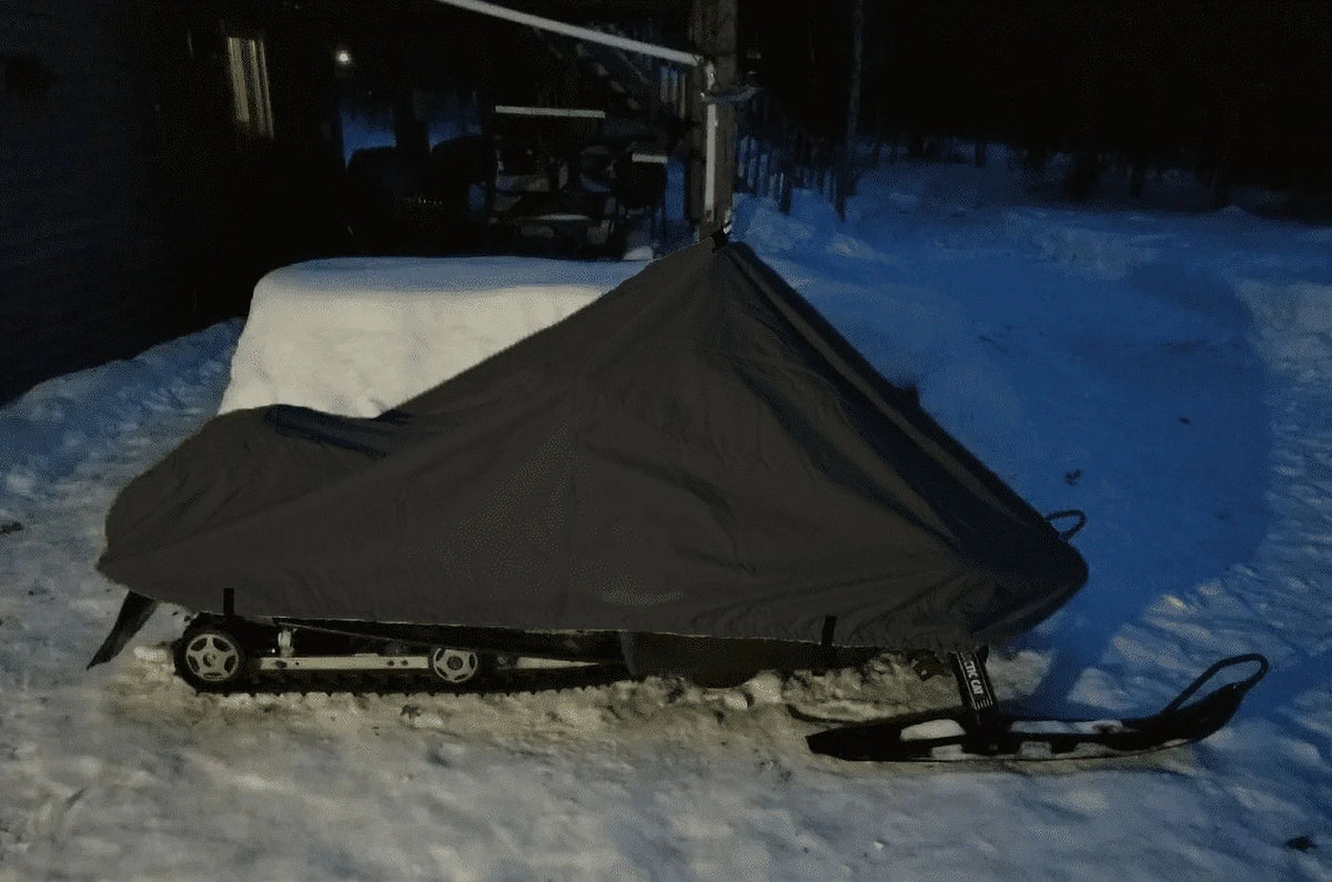 Cover Doo Storage Snowmobile SPORT Compatible 600 Ski Snowmachine 2010-2010 for Black. All GSX 200 Bombardier Model the Denier Sled.