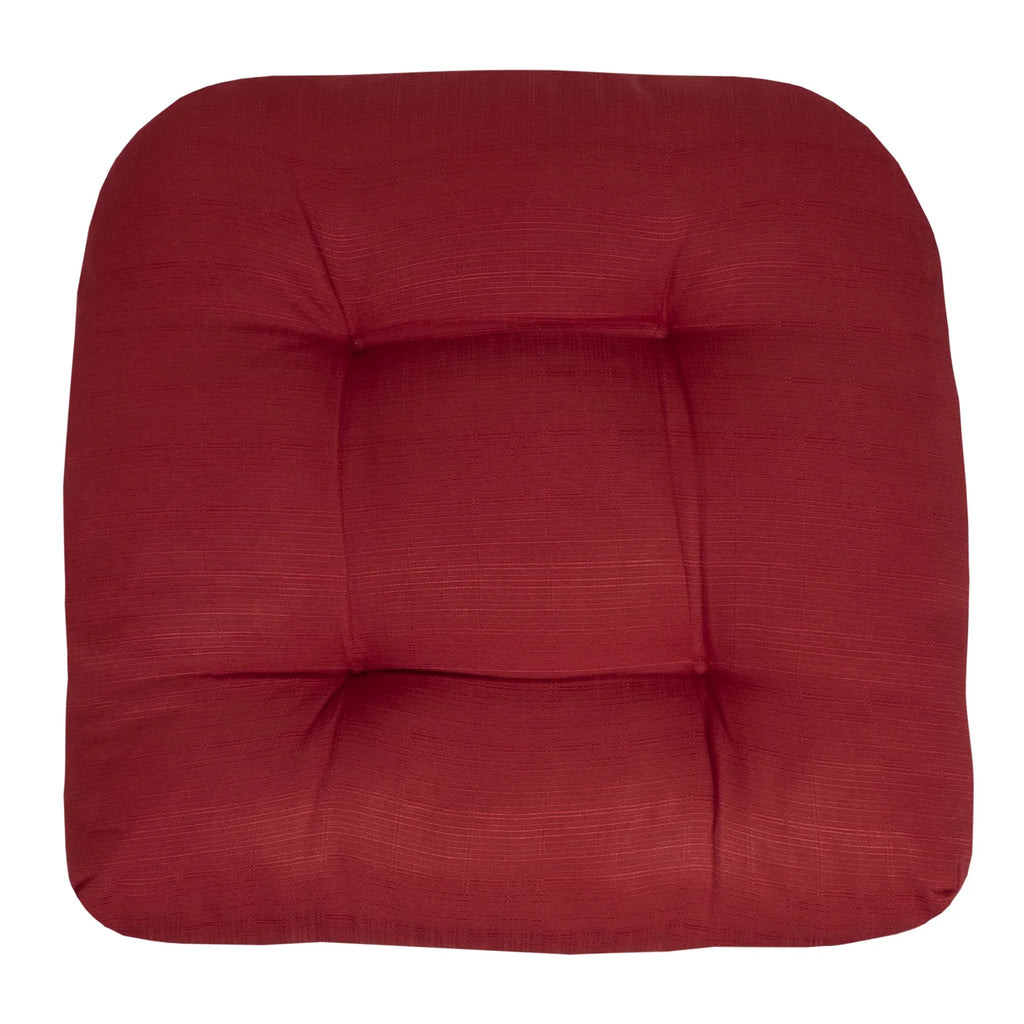 (4 Outdoor U-Shape Collection Pad 19" Seating x Red Cushions 19" Sweet Pack) Home Seat