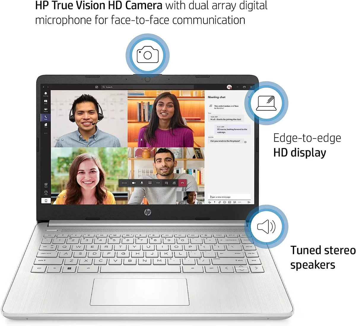 USB, PCIe Home HP i7-1065G7), Laptop Webcam, 4.2GHz HD 14" Iris i5-1135G7 SSD, RAM, Graphic, up HDMI, Xe (Beat Computer, Silver, Windows 11 to Wi-Fi, 16GB 512GB Quad-Core