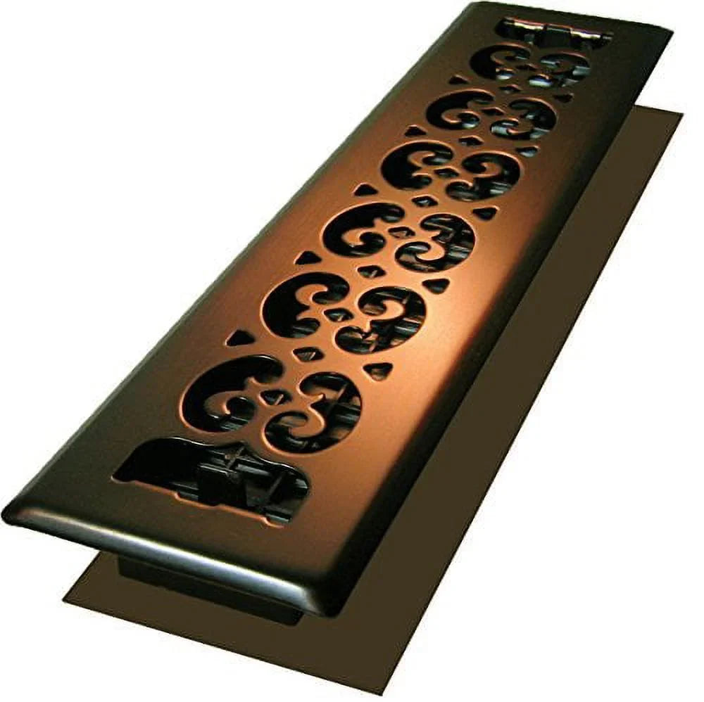 Floor SPH214-RB Finish Decor Grates 2x14, Rubbed Register, Bronze