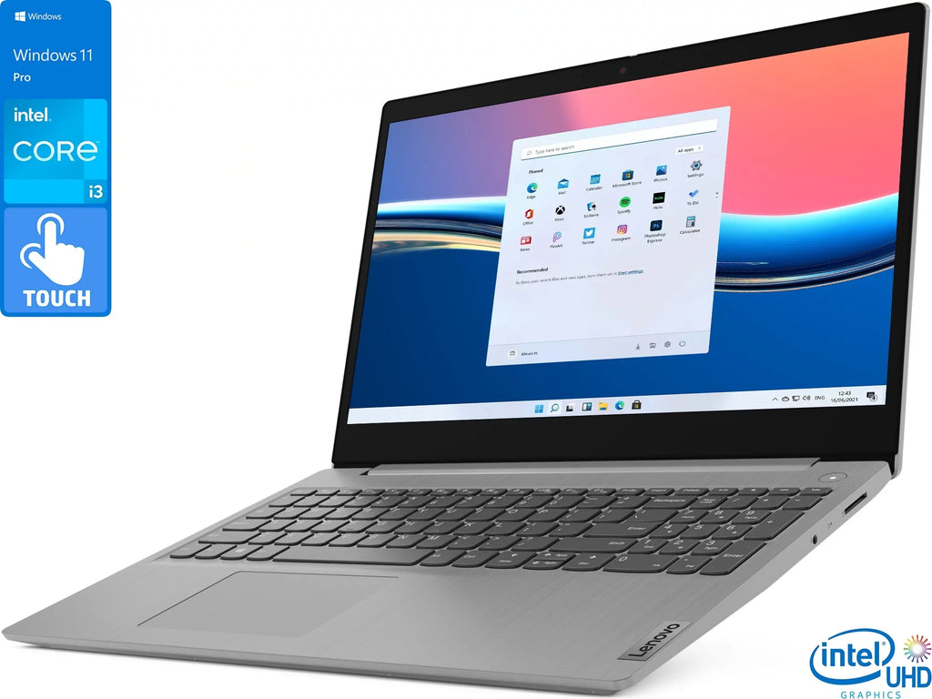 HDMI, Card RAM, Touch Upto Laptop, Display, 3 i3-1115G4 Bluetooth, Reader, HD Lenovo 8GB 4.1GHz, Core SSD, 256GB 11 IdeaPad Pro 15.6" Windows NVMe Wi-Fi, S