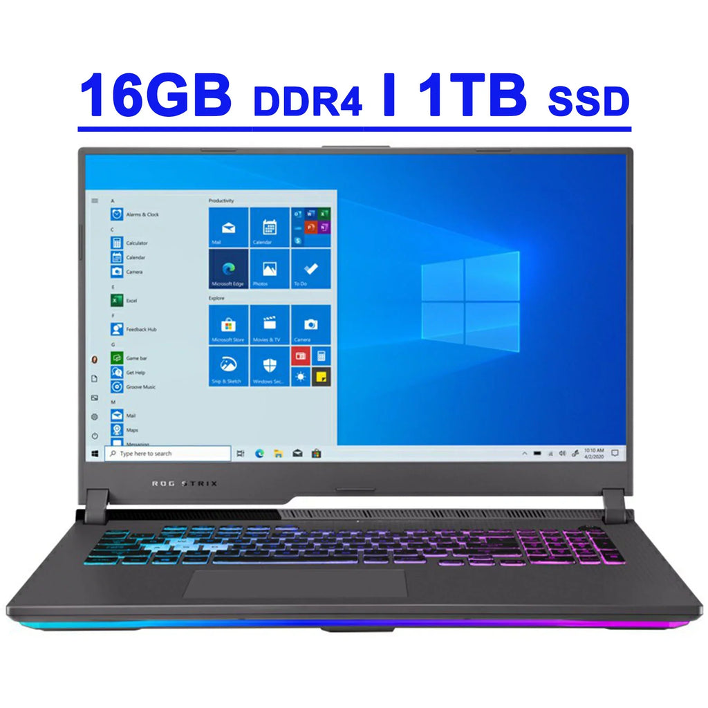 3060 WiFi6 1TB IPS G713 Laptop Backlit 6GB GeForce 17.3” Ryzen AMD Dolby Asus USB-C Display 4800H Strix SSD 144HZ Gray NVIDIA Octa-Core FHD HDMI 7 Win10 RTX Keyboard Gaming 16GB DDR4 ROG G17