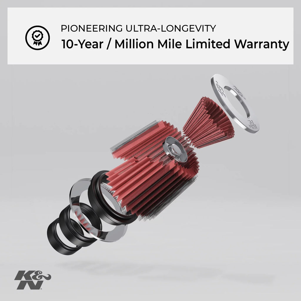 Replacement Duty: Heavy Engine Performance, Premium, K&N Filter: Washable, Air Filter, High E-3341 Industrial