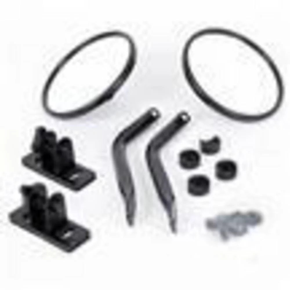 Wrangler Mirrors 2015-2018 Select: with Rampage - 2012-2014 Compatible Side 7619 RealTruck Wrangler (Black) Unlimited, Jeep by Jeep