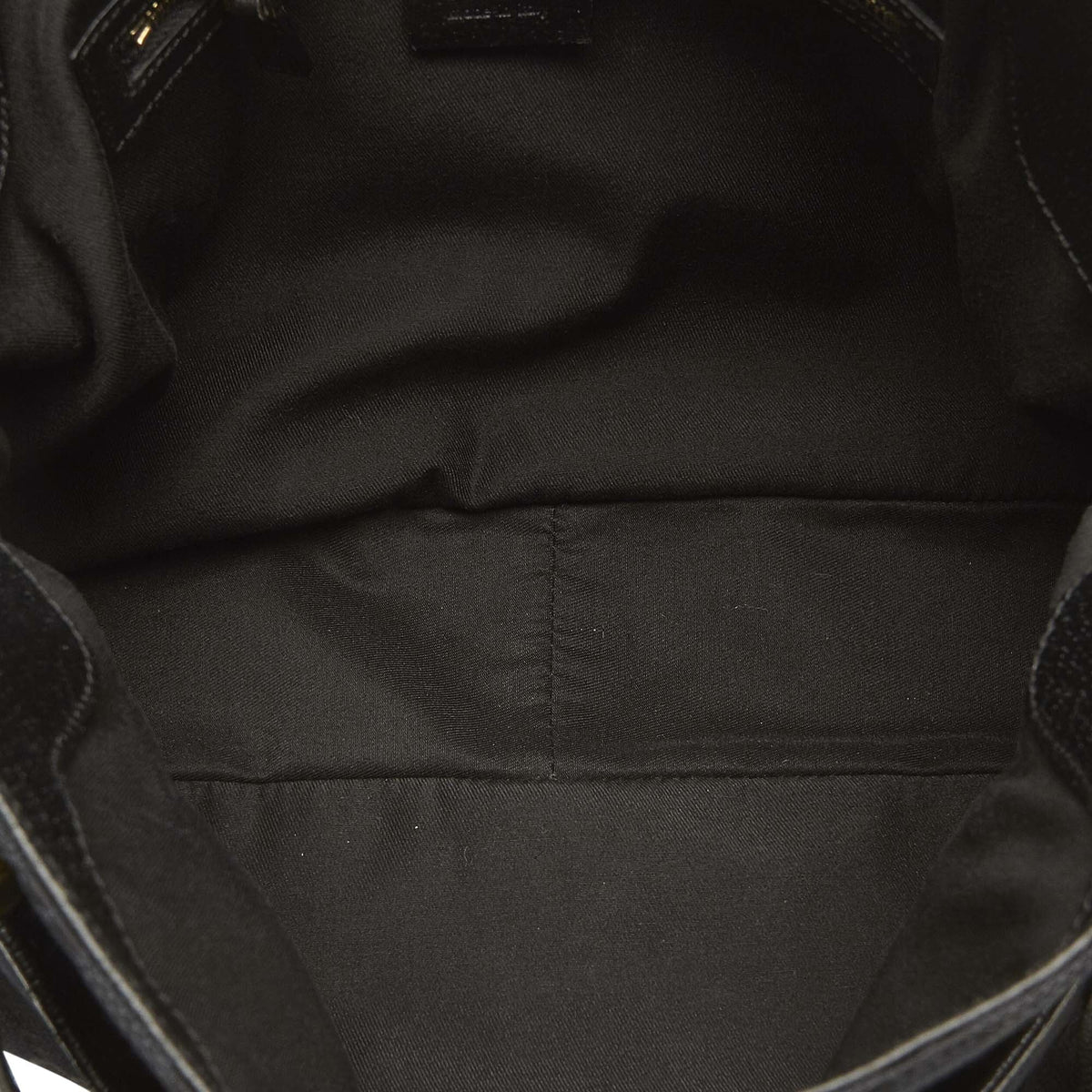 Black (Good) Shoulder GG Pre-Owned Canvas Fabric Bag Women