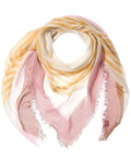 J.McLaughlin Giselle os, White Silk-Blend Scarf,