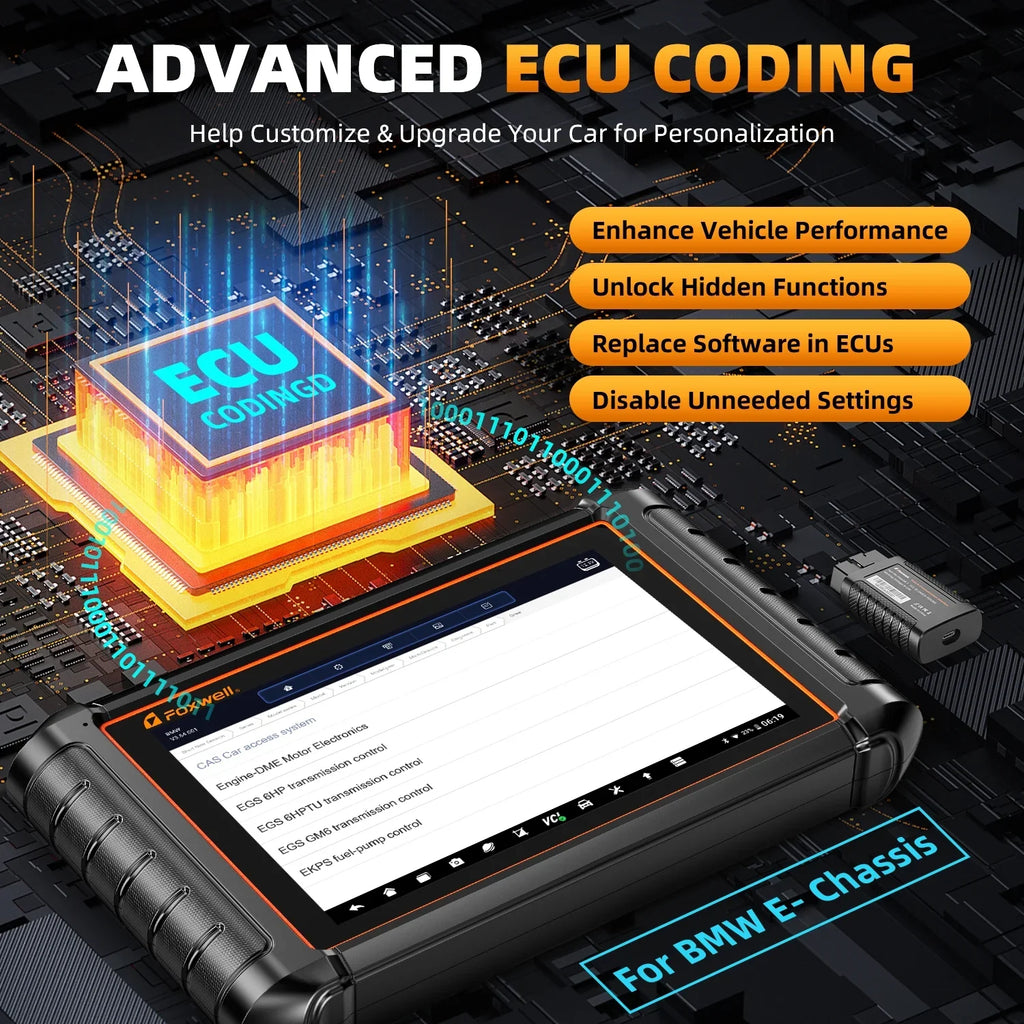 Active Car Systems 30+ Foxwell All EOBD NT909 Scanner Tablet Services Doctor Bi-Directional Tool Automotive Reset Coding Code Test Car ECU OBD2 Scan Reader OBDII Diagnostic Live Data Auto Scanning