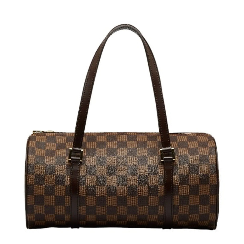 Pre-Owned Handbag N51303 Women's PVC Ebene (Good) Brown Damier Leather Papillon
