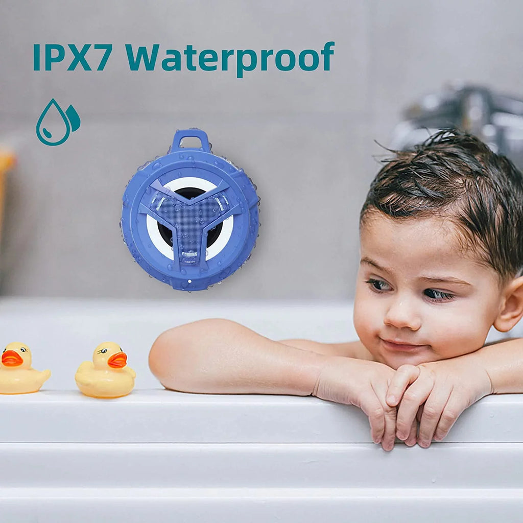 Portable Kayak with Light for Floating EBODA Waterproof for Blue - Playtime Shower Boys Accessories, Bluetooth Men, Pool, Hiking, Gifts Light Beach, 24H Speaker, IPX7 Small Speakers, Wireless