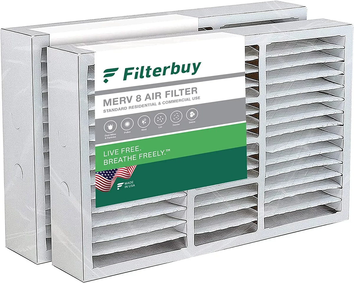 MERV 8 (2-Pack) AC Pleated Furnace Filters x6664 17x26x4 HVAC for Air Lennox Filterbuy