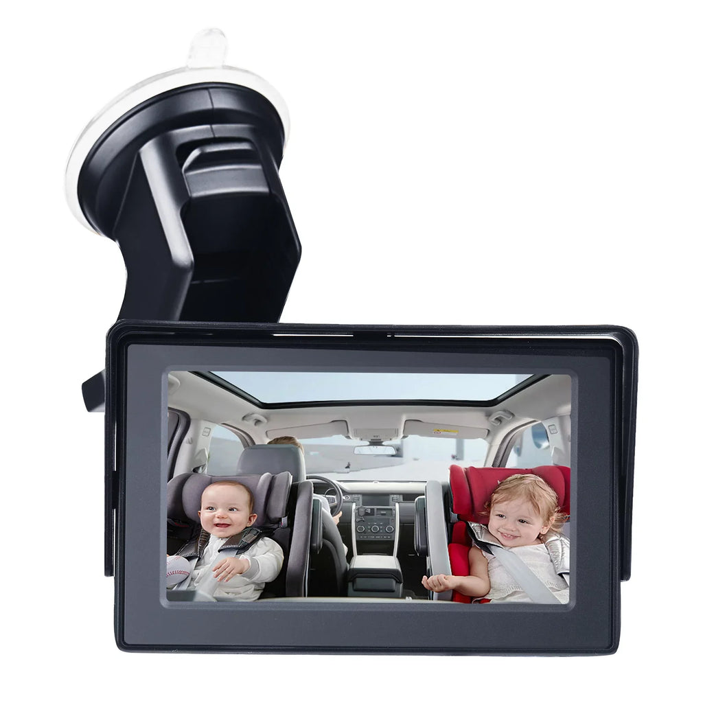 View Camera Clear Crystal Seat Car Car Inch Car Baby Night with Angle Safety Length Vision Mirrors Mirror Cameras Cable Adjustable Baby 1080P Monitored 4.3 Mirror Long 5M Wide