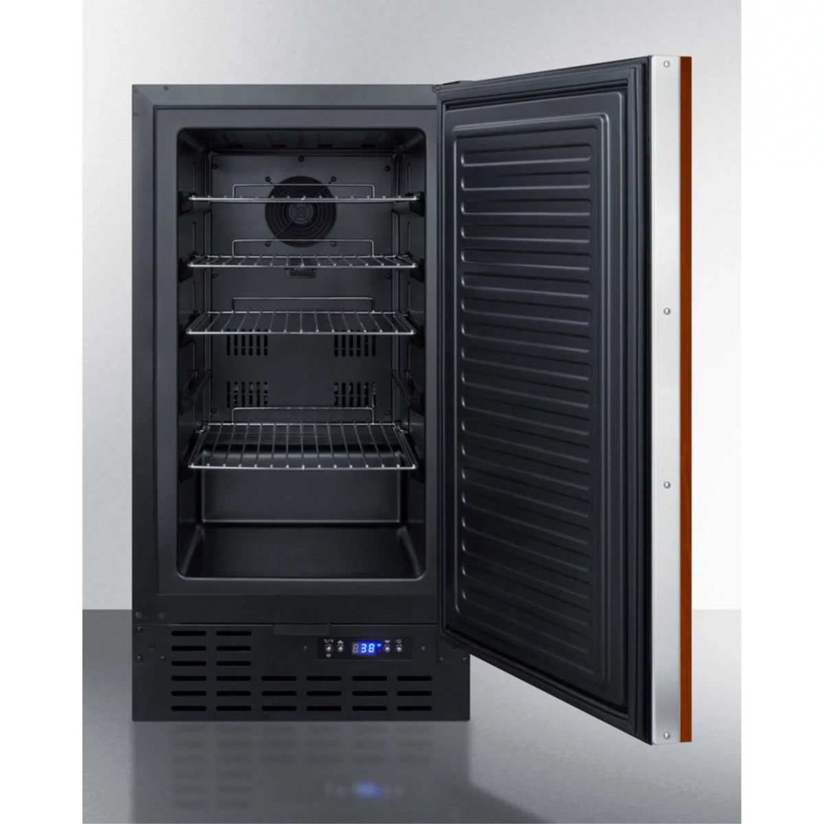 built-in and compliant a lock 18" all-refrigerator digital wide front thermostat door, panel-ready with undercounter ADA