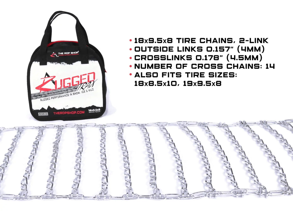 Kawasaki Tires Shop Force Tensioners Tire 2 With & 19x9.5x8 ROP Chains ATV | for The Link Brute