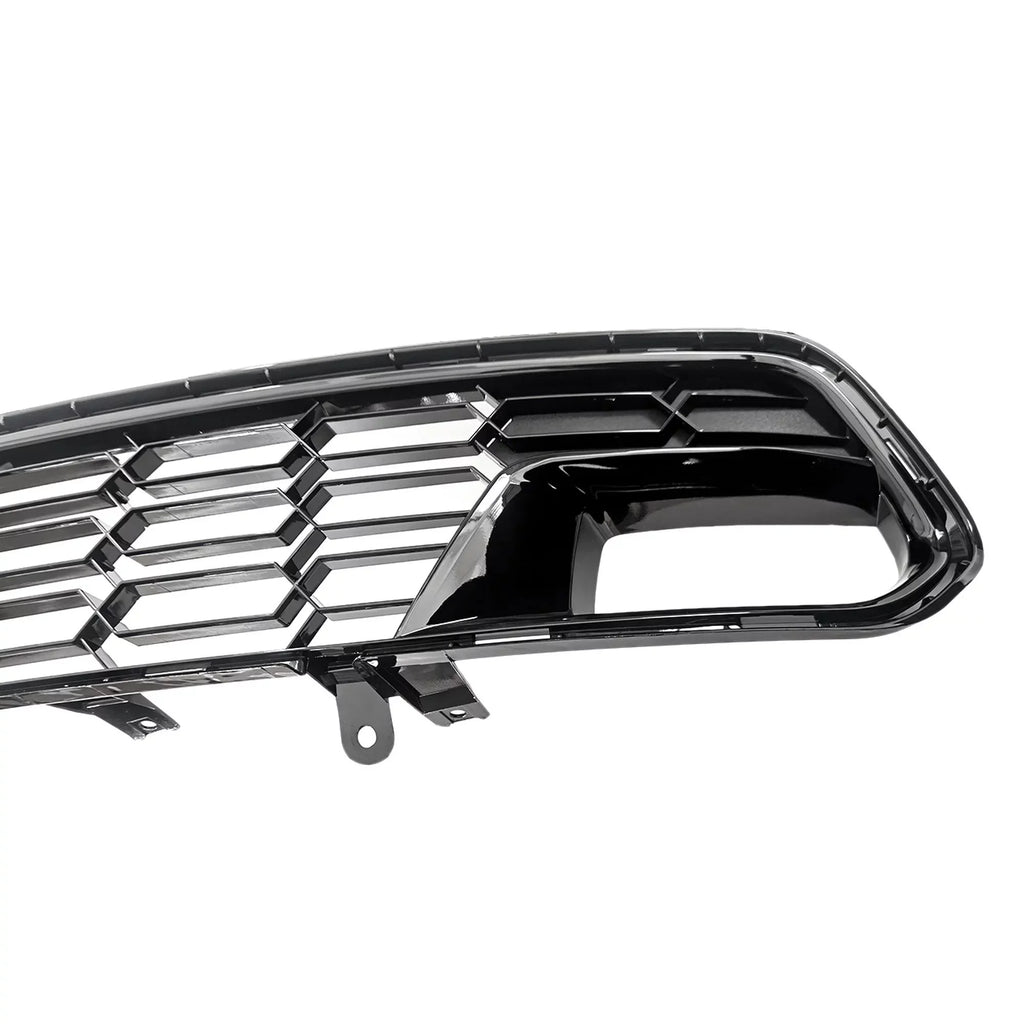 14-19 W/O Camera Bumper Chevrolet Grille For Black C7 Lower Gloss Front Corvette