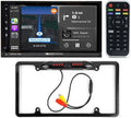 & DIN Double Bluetooth Android +Camera VRCPAA-70M Silver 7" Soundstream CarPlay