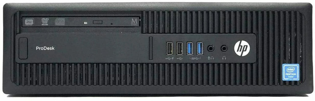 (Refurbished) 1TB 120GB 8GB Mouse, HDD, 3.3GHz Ram, SSD, & Keyboard Pentium PC Pro CPU Pre-Owned G4400 G2 HP WiFi, Computer 600 Win10 Desktop DVD,