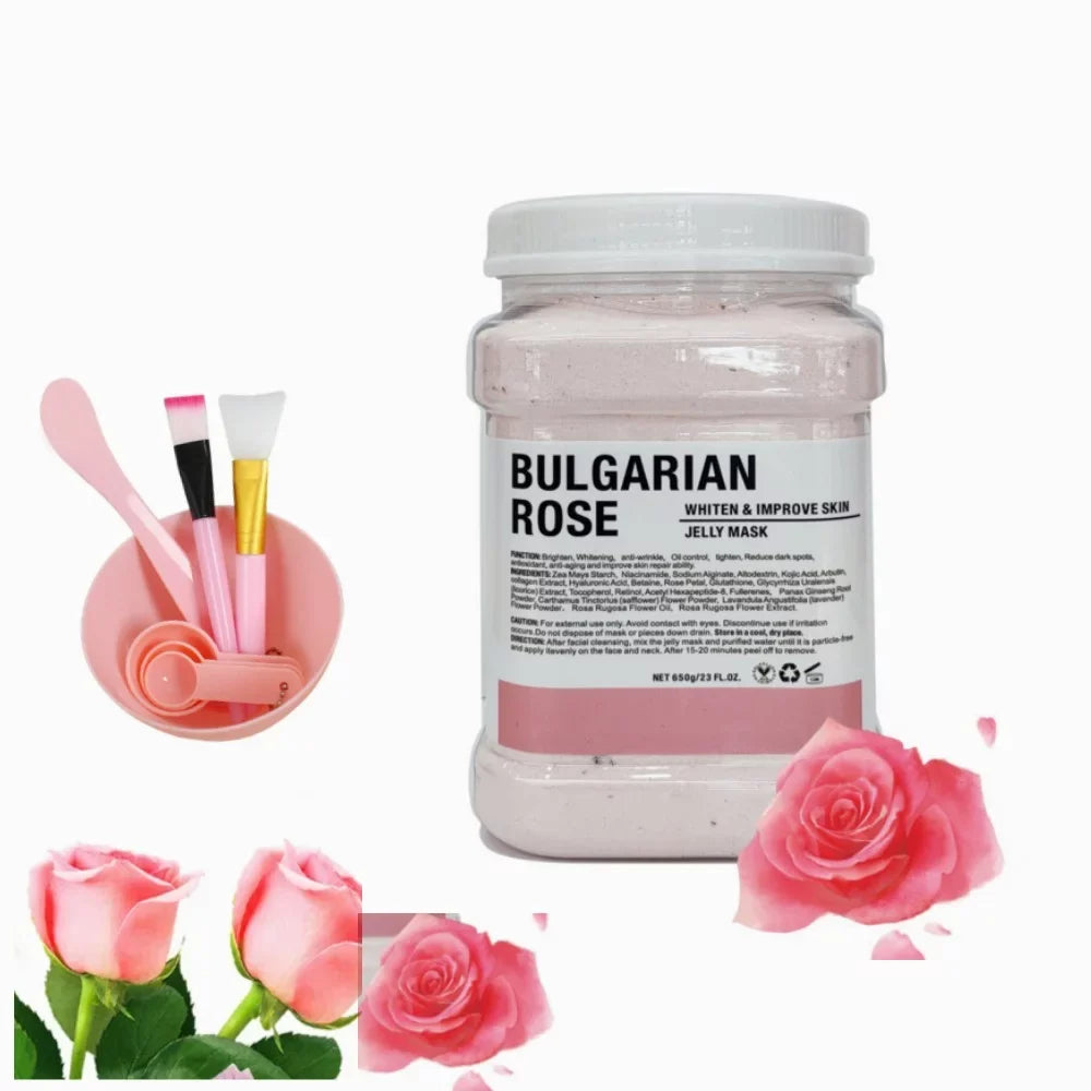 Mask Crystal Moisturizing Jelly Facial Mask Mask Crystal Facial Rose Rose Powder Petal
