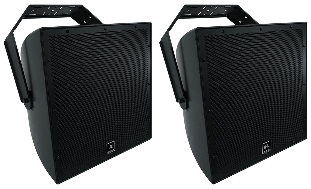 (2) Indoor/Outdoor Commercial Subs AWC15LF-BK Black Subwoofers 70v 15" JBL