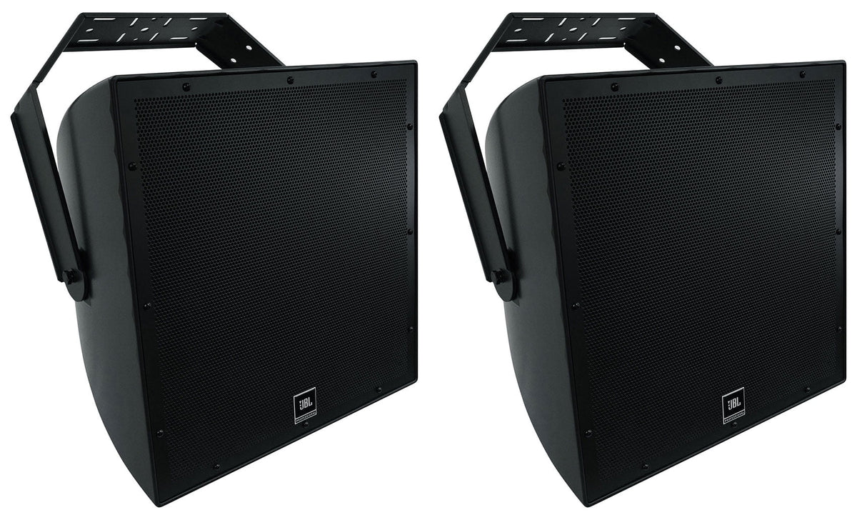(2) Indoor/Outdoor Commercial Subs AWC15LF-BK Black Subwoofers 70v 15" JBL